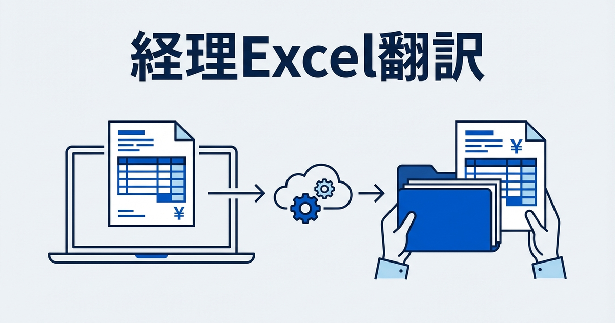 英語の見積書・請求書Excelをそのまま翻訳して経理に渡す方法