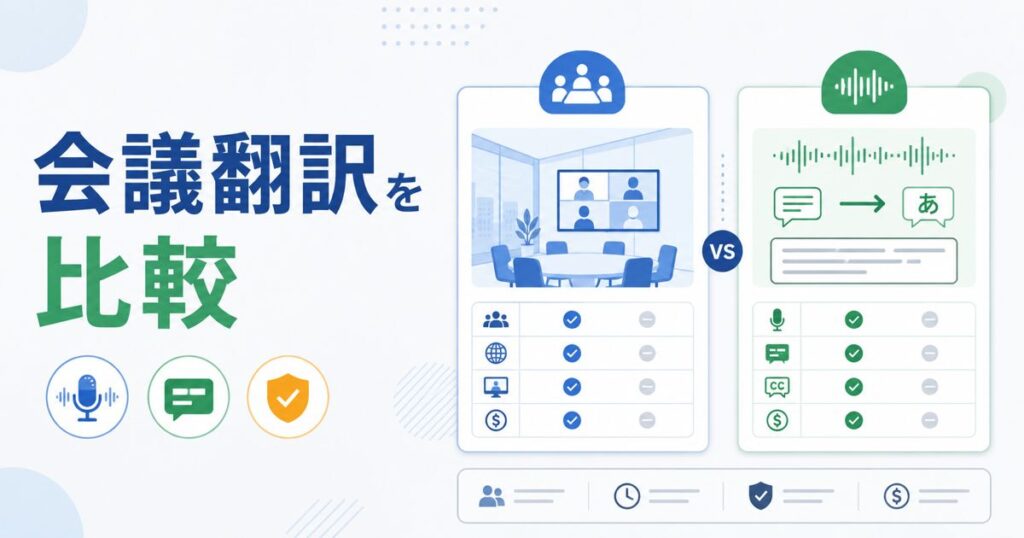 会議翻訳を比較