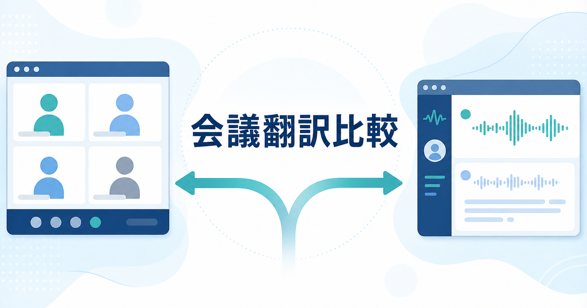 会議アプリ標準翻訳 vs PC音声翻訳アプリ｜Teams・Zoom・Google Meetでどう違う？